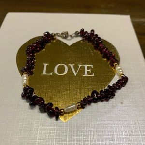 👑5 for $10 jewelry sale maroon beaded bracelet
